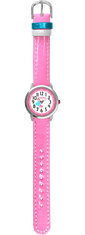 CLOCKODILE Ružové dievčenské hodinky so srdiečkami