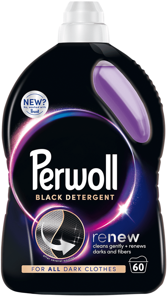 Perwoll Prací gél Black 60 praní, 3000 ml