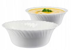 Galicja Miska na polievku a desiatu biela keramika 17,5 cm