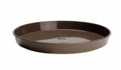 Galicja Drevený hnedý tanier na kvetináč 28 cm