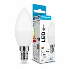Modee Lighting LED Candle žiarovka 4,9W E14 studená biela (ML-C6000K4,9WN)