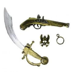Rappa Pirátsky set s pištoľou a šabľou