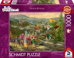 Schmidt Puzzle Malá čarodejnica Bibi: Zlet malých čarodejníc 1000 dielikov