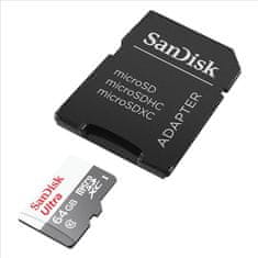 SanDisk Pamäťová karta Ultra microSDXC 64 GB 100 MB/s Class 10 UHS-I, s adaptérom