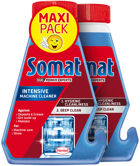 Somat Intenzívny čistič umývačky 2× 250 ml