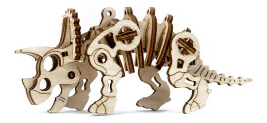 Wooden city 3D puzzle Triceratops 40 dielikov