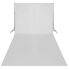 Vidaxl Fotografické vybavenie: biele fotopozadie 600x300cm+osvetlenie