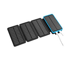 Bass Solárna powerbanka 25000mAh, štyri solárne panely a LED svietidlo BP-5958