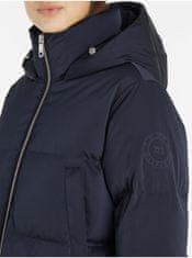 Tommy Hilfiger Tmavomodrý dámsky páperový kabát Tommy Hilfiger XL