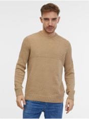 ONLY&SONS Béžový pánsky sveter ONLY & SONS Al XL