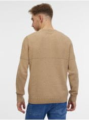 ONLY&SONS Béžový pánsky sveter ONLY & SONS Al S
