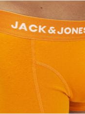 Jack&Jones Súprava troch pánskych boxeriek v modrej, zelenej a oranžovej farbe Jack & Jones M