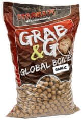 Starbaits Boilie Grab & Go Global Garlic (cesnak) - priemer 20 mm, balenie 1 kg