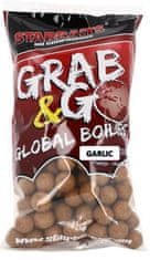 Starbaits Boilie Grab & Go Global Garlic (cesnak) - priemer 20 mm, balenie 1 kg