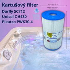 Darlly Kartušový filter do vírivky SC712 / PWK30-4
