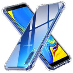 Techsuit Anti Shock silikonové púzdro pre Samsung Galaxy A7 2018 - Transparentná KP29998