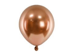 PartyDeco Saténové balóny medené 12cm 50ks