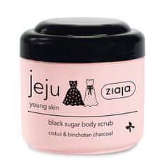 Ziaja Čierny cukrový telový peeling Jeju (Black Sugar Body Scrub) 200 ml