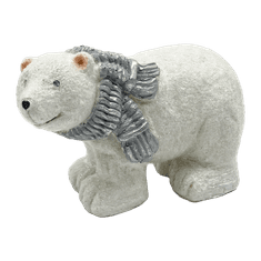 PRODEX Ľadový medveď so šálom väčší 23x14 cm