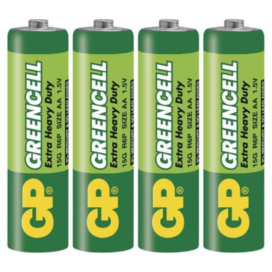 GP Batéria Greencell 1,5 V, R6, typ AA, 4 ks