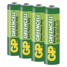 GP Batéria Greencell 1,5 V, R6, typ AA, 4 ks