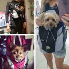 Netscroll Batoh na nosenie psov, pohodlný a trvanlivý, ideálny pre malé a veľké psy, dokonalý na turistiku a vonkajšie dobrodružstvá, prvotriedna taška pre ľahké prenášanie psov, veľkosť M, DoggyPack