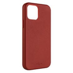 FIXED kožený zadný kryt MagLeather Apple iPhone 12/12 Pro, červený (FIXLM-558-RD)