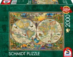 Schmidt Puzzle Bytosti na Zemi 2000 dielikov