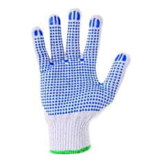 OPP Textilné rukavice s PVC terčíkmi FALO, v. 8"