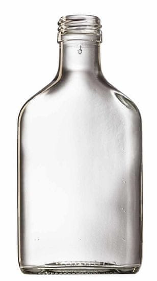 CZ Fľaša sklo 200ml PLACKA FLASK číra bez viečka