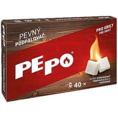 PEPO PE-PO pevný podpaľovač - krabička 40 podpalov