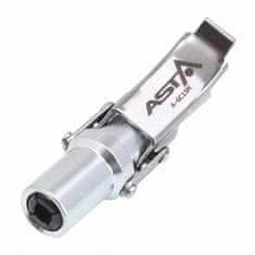 ASTA Mazacia koncovka pre tlakovú maznicu, 4 čeľuste, s poistkou, max. 690 bar - ASTA