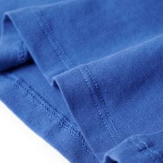 Vidaxl Detské tričko kobaltovo modré 116