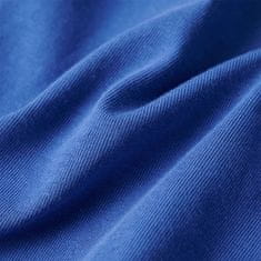 Vidaxl Detské tričko kobaltovo modré 128
