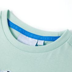 Vidaxl Detské tričko svetlomätové 116