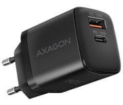 AXAGON nabíjačka do siete / ACU-PQ30 / 1x USB-C / 1x USB-A / PD3.0/QC4/PPS/AFC/Apple / 30W