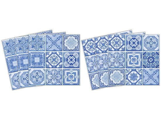 Dimex nálepky na obkladačky - Modrá mozaika - 15 x 15 cm