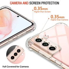 Techsuit Anti Shock silikonové púzdro pre Samsung Galaxy S22 - Transparentná KP30010