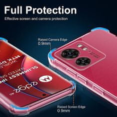 Techsuit Anti Shock silikonové púzdro pre Motorola Edge 40/Edge (2023) - Transparentná KP30009