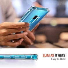 Techsuit Anti Shock silikonové púzdro pre Samsung Galaxy S9 - Transparentná KP30020