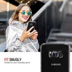 Techsuit Anti Shock silikonové púzdro pre Samsung Galaxy S8 Plus - Transparentná KP30017