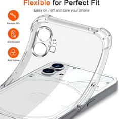 Techsuit Anti Shock silikonové púzdro pre Nothing Phone (1) - Transparentná KP30015