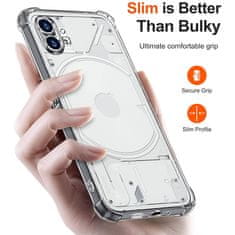 Techsuit Anti Shock silikonové púzdro pre Nothing Phone (1) - Transparentná KP30015