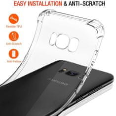 Techsuit Anti Shock silikonové púzdro pre Samsung Galaxy S8 Plus - Transparentná KP30017