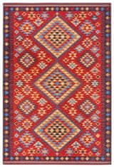 Hanse Home Kusový koberec Cappuccino 105875 Peso Red Blue 80x165