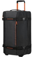American Tourister Stredná taška s kolieskami Urban Track Duffle 68cm Black/Orange