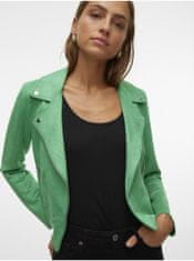 Vero Moda Zelená dámska bunda v semišovej úprave Vero Moda Jose M