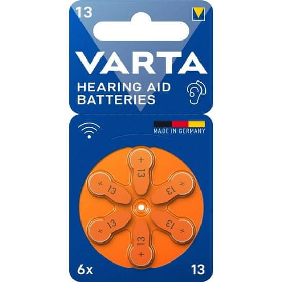 VARTA Hearing Aid Battery 13 BLI 6 (24606101416)