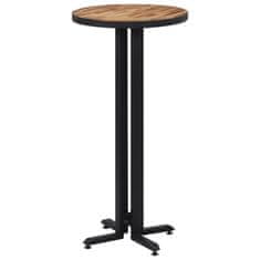 Petromila vidaXL Barový stôl okrúhly Ø55x110 cm recyklovaný tíkový masív