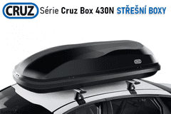 Cruz Strešný box CRUZ Box 430N, lesklá čierna